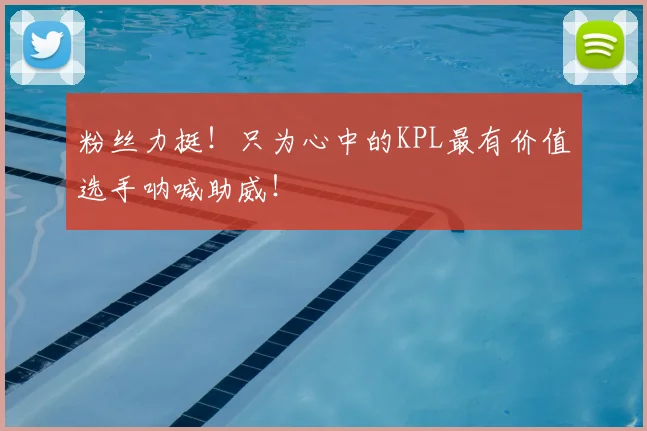 粉丝力挺！只为心中的KPL最有价值选手呐喊助威！